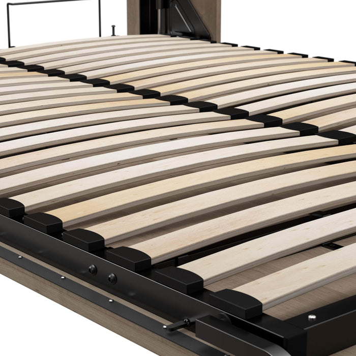 Modubox Murphy Wall Bed Pur Full Murphy Wall Bed and 2 Storage Units with Drawers (131”) - Available in 3 Colours