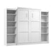 Modubox Murphy Wall Bed Pur Queen Murphy Wall Bed and 2 Storage Units (115W) - Available in 3 Colours