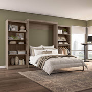 Modubox Murphy Wall Bed Pur Queen Murphy Wall Bed and 2 Storage Units (136”) - Available in 6 Colours