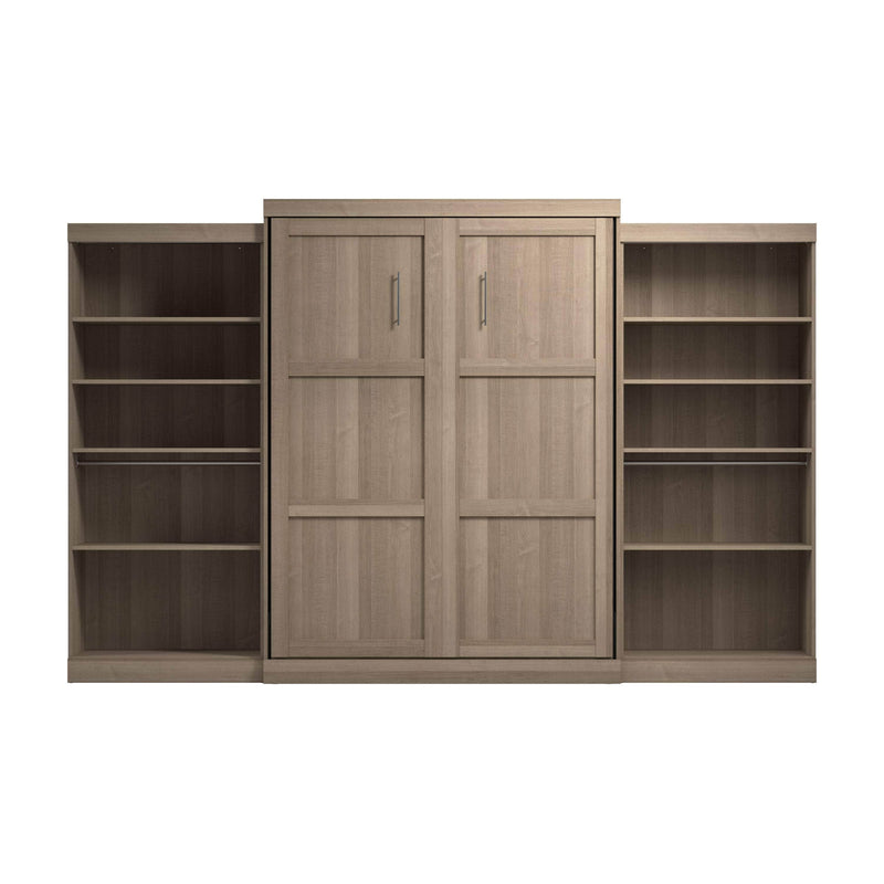 Modubox Murphy Wall Bed Pur Queen Murphy Wall Bed and 2 Storage Units (136”) - Available in 6 Colours