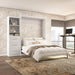 Modubox Murphy Wall Bed Pur Queen Murphy Wall Bed and Storage Unit with Drawers (90W) - Available in 3 Colours