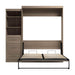 Modubox Murphy Wall Bed Pur Queen Murphy Wall Bed and Storage Unit with Drawers (90W) - Available in 7 Colours