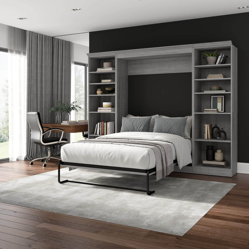 Modubox Murphy Wall Bed Versatile Full Murphy Wall Bed and 2 Storage Units - Available in 3 Colours