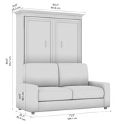 Modubox Murphy Wall Bed Versatile Full Murphy Wall Bed and Sofa - Available in 2 Colours