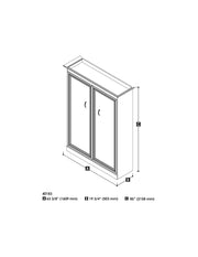 Modubox Murphy Wall Bed Versatile Full Size Murphy Bed - Available in 3 Colours