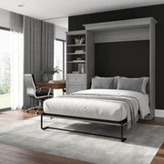 Modubox Murphy Wall Bed Versatile Queen Murphy Wall Bed and Closet Organizer with Drawers - Available in 2 Colours