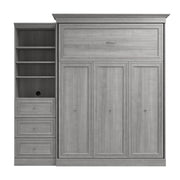 Modubox Murphy Wall Bed Versatile Queen Murphy Wall Bed and Closet Organizer with Drawers - Available in 2 Colours