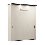 Modubox Murphy Wall Bed White Chocolate Lumina Queen Murphy Wall Bed (68") - Available in 2 Colours