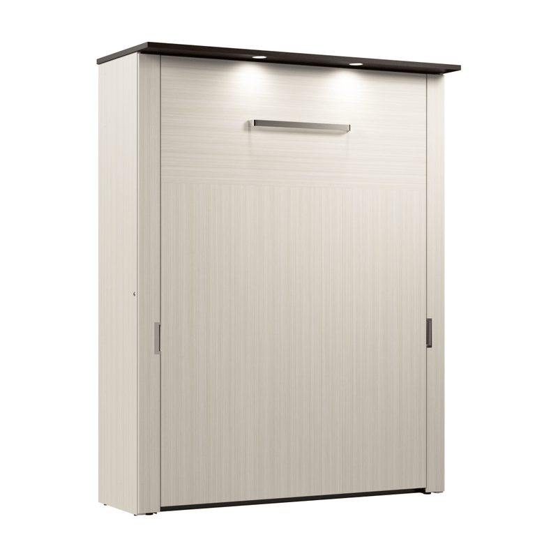 Modubox Murphy Wall Bed White Chocolate Lumina Queen Murphy Wall Bed (68") - Available in 2 Colours