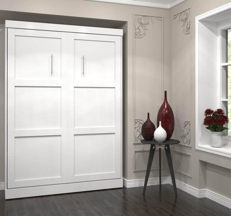 Modubox Murphy Wall Bed White Pur Full Size Murphy Wall Bed - Available in 7 Colours