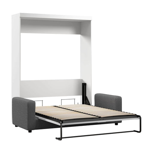Modubox Murphy Wall Bed White Pur Queen Murphy Wall Bed and a Sofa - Available in 2 Colours