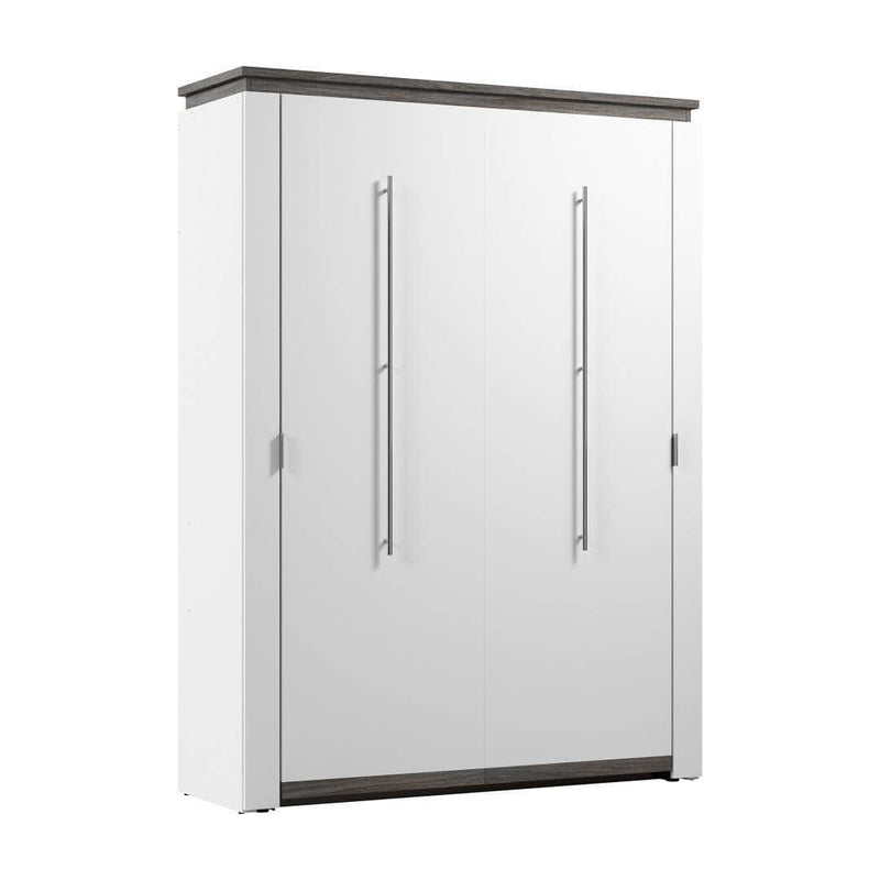 Modubox Murphy Wall Bed White & Walnut Grey Orion Full Murphy Wall Bed (61") - Available in 2 Colours