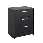 Modubox Nightstand Studio Essentials 3-drawer Nightstand in Black