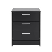 Modubox Nightstand Studio Essentials 3-drawer Nightstand in Black