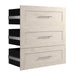 Modubox Storage Drawers Linen White Oak Pur 3-Drawer Set for Pur 36W Closet Organizer - Available in 7 Colours