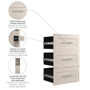 Modubox Storage Drawers Pur 3 Drawer Set for Pur 25W Storage Unit - Available in 7 Colours