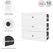 Modubox Storage Drawers Versatile 3 Drawer Set For Versatile 36W Closet Organizer - Available in 2 Colours