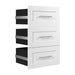 Modubox Storage Drawers White Pur 3 Drawer Set for Pur 25W Storage Unit - Available in 7 Colours