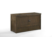 Night and Day Murphy Cabinet Bed Rustic Brown Night and Day Murphy Cube Cabinet Bed Only - No Mattress - Available in 6 Colours