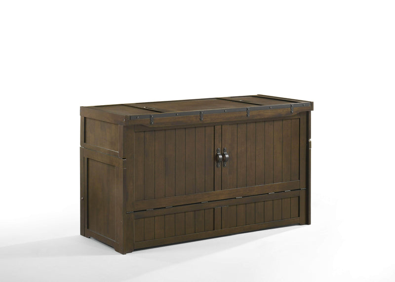 Night and Day Murphy Cabinet Bed Rustic Brown Night and Day Murphy Cube Cabinet Bed Only - No Mattress - Available in 6 Colours