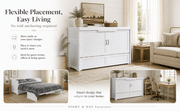 Night and Day Murphy Cube Bed Night and Day Murphy Cube Cabinet Bed with Queen Size Gel Memory Foam Mattress - Available in 6 Colours