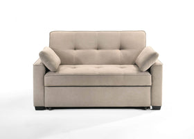 Night and Day Sofa Bed Cappuccino Manhattan Full Size Sleeper Loveseat Sofa Bed - Available in 3 Colours
