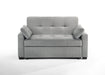 Night and Day Sofa Bed Light Grey Manhattan Full Size Sleeper Loveseat Sofa Bed - Available in 3 Colours