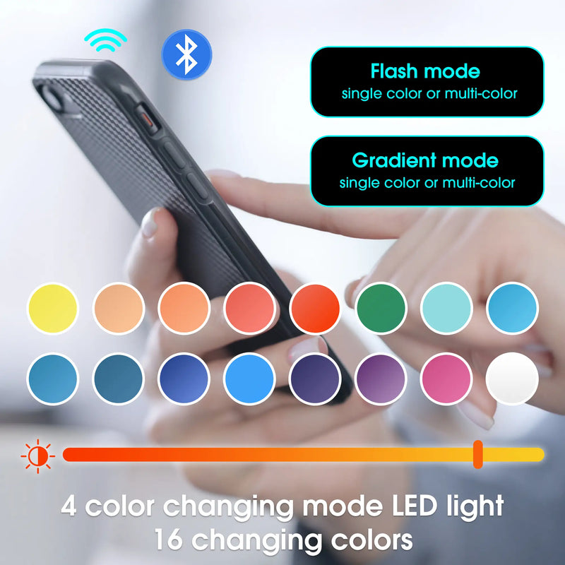 Pending - Aosom High-Gloss Coffee Table with Glass Top, Led Lighting and Adjustable Height - Available in 2 Colours