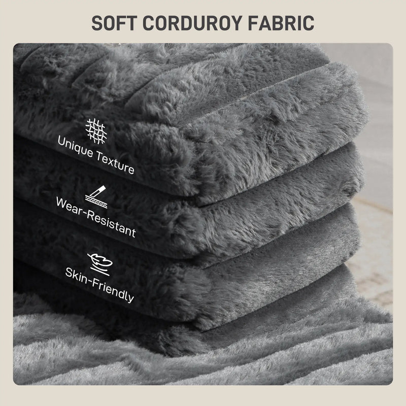 Pending - Aosom Homcom 60" Chaise Lounge Chair with Cup Holders in Grey