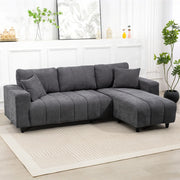 Pending - Aosom Homcom L-Shaped Sectional Sofa with Reversible Chaise - Available in 2 Colours
