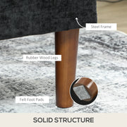 Pending - Aosom Homcom Modern Tufted Corner Sofa in Black