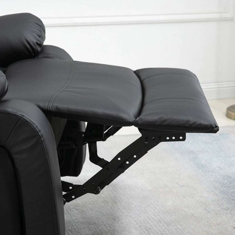 Pending - Aosom Homcom Pu Leather Reclining Chair with Vibration Massage Recliner, Swivel Base, Rocking Function, Remote Control - Available in 4 Colours