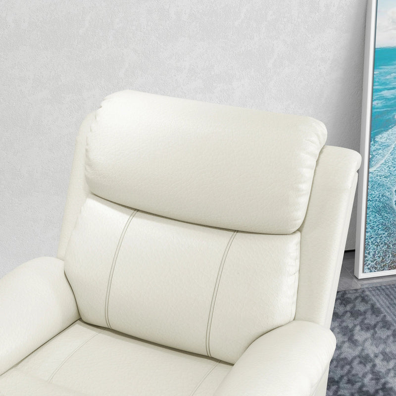 Pending - Aosom Homcom Pu Leather Reclining Chair with Vibration Massage Recliner, Swivel Base, Rocking Function, Remote Control - Available in 4 Colours
