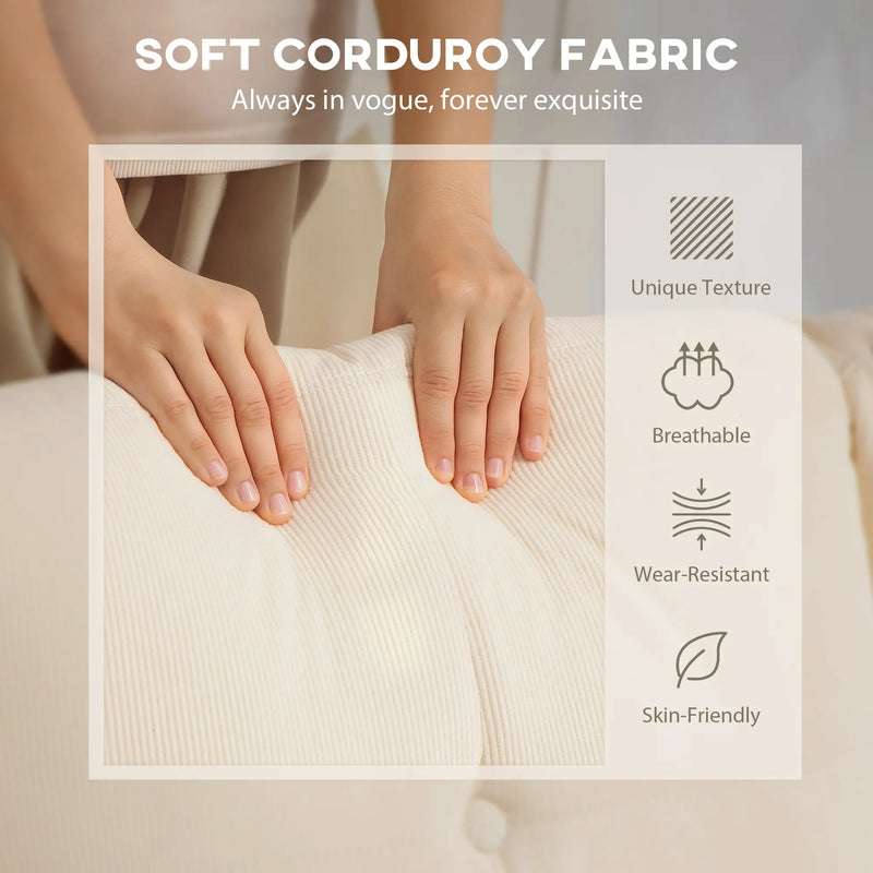 Pending - Aosom Homcom Upholstered L-Shaped Sectional Sofa with Reversible Chaise - Available in 3 Colours