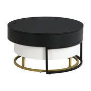 Pending - Aosom Modern Round Lift-Top Nesting Coffee Tables with Hydraulic Lifting System - Available in 2 Colours