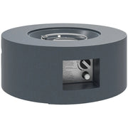 Pending - Aosom Outsunny 30" Round Propane Fire Pit Table 50 in 000 Btu Outdoor Gas Fire Table with Waterproof Cover in Decorative Glass Rocks in Tank Holder in Grey