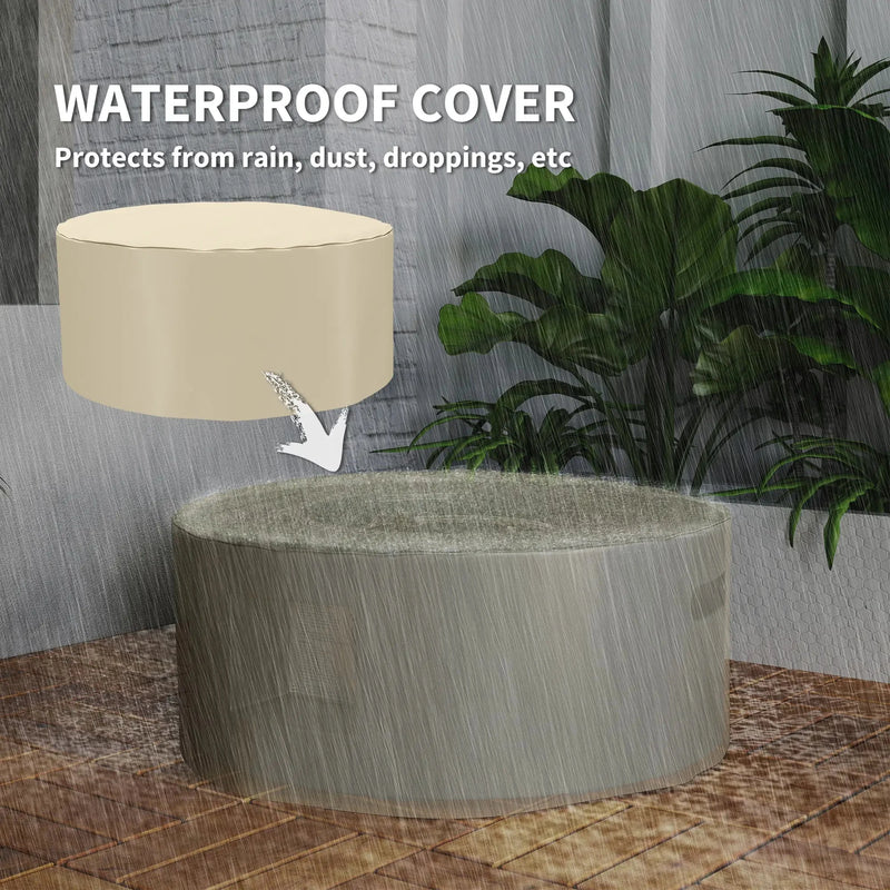 Pending - Aosom Outsunny 30" Round Propane Fire Pit Table 50 in 000 Btu Outdoor Gas Fire Table with Waterproof Cover in Decorative Glass Rocks in Tank Holder in Grey