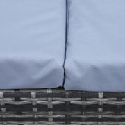 Pending - Aosom Outsunny 4 Piece Patio Furniture Set with Coffee Table and Corner Table For Backyard, Porch, Poolside, Balcony, Garden