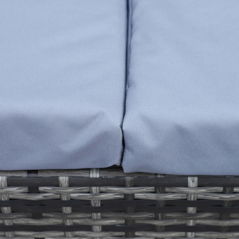 Pending - Aosom Outsunny 4 Piece Patio Furniture Set with Coffee Table and Corner Table For Backyard, Porch, Poolside, Balcony, Garden