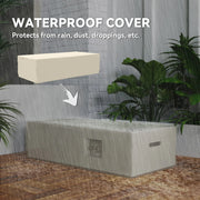 Pending - Aosom Outsunny 42" Propane Fire Pit Table 50,000 Btu Outdoor Gas Fire Table with Hideaway Propane Tank Holder, Waterproof Cover