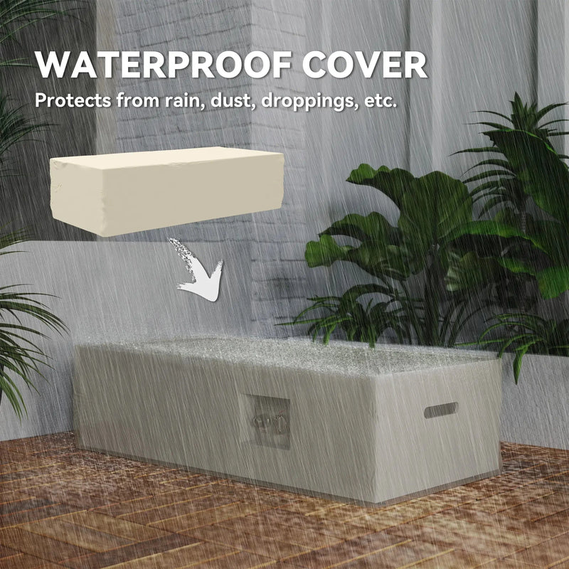 Pending - Aosom Outsunny 42" Propane Fire Pit Table 50,000 Btu Outdoor Gas Fire Table with Hideaway Propane Tank Holder, Waterproof Cover