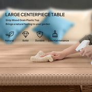 Pending - Aosom Outsunny 6 Pieces Wicker PE Rattan Patio Furniture Set with Cushions in Khaki