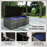 Pending - Aosom Outsunny 6 Pieces Wicker Rattan Patio Furniture Set - Available in 4 Colours