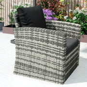 Pending - Aosom Outsunny 6 Pieces Wicker Rattan Patio Furniture Set - Available in 4 Colours