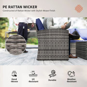 Pending - Aosom Outsunny 6 Pieces Wicker Rattan Patio Furniture Set - Available in 4 Colours