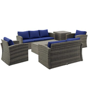 Pending - Aosom Outsunny 6 Pieces Wicker Rattan Patio Furniture Set - Available in 4 Colours