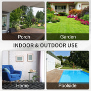 Pending - Aosom Outsunny Deluxe 3 Seat Rattan Wicker Patio Sofa with Cushion - Available in 3 Colours