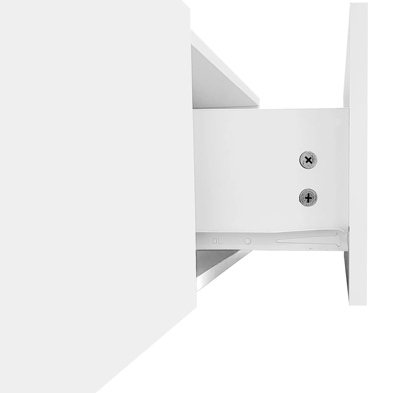 Pending - Aosom TV Stand Modern TV Stand with Glass Shelves and LED Lighting - Available in 3 Colours