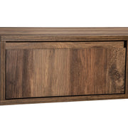 Pending - Aosom Wood Grain Coffee Table with Handleless Drawer in Grey