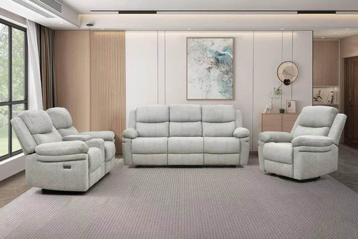 Pending - Brassex Inc. 3-Piece Power Recliner Set in Beige